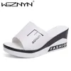 Slippers Summer Outdoor Women Women's Relippers Slip-On Shoes Woman Flat Peep Toe Treatable Platform Platform Platfor