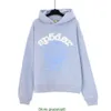 Jsa0 Men's Hoodies Sweatshirts Young Thug Star Same Style Sp5der 555555 Hot Diamond Foam Print and Women's Loose Hooded Sweater Lhe6