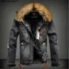 배송 2020 드롭 뉴 남자 청바지 재킷과 코트 데님 두꺼운 따뜻한 겨울 아웃복 S-4XL LBZ21