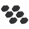 Black ABS Lock Cover Protection Cap Decoration Cover Fit For Jeep Wrangler JL Auto Interior Accessories230Q