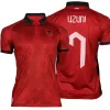 23 24 24 Albania Drużyna narodowa Uzuni Soccer Jerseys Hysaj Lenjani Abrashi Ramadani 2023 Home Red Away White Trzecie czarne małże koszule piłkarskie