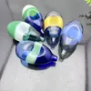 Tubos de fumaça Hookah Bong Glass Rig Oil Water pipe Venda quente e colorido tubo de vidro em forma de ovo