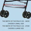 Детали для коляски, аксессуары, черная пластиковая компактная подножка, педаль, подставка для ног, детская коляска, регулируемая подножка для младенцев B284C