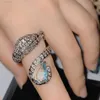 Versa Concept Design Marine Life Ring Plating 18k Gold Personalized Charm Gorgeous Full Diamond Food Ring