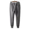 2021fw estilo de inverno masculino jogger calças wei marca de moda calça esportiva mesmo para homens calças de pelúcia e engrossar 2 cores preto gr346u