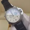 Nowe luksusowe kwarcowe zegarki męskie Casual Five Ręce 47 mm wielofunkcyjny kalendarz Luminous Belt Watches