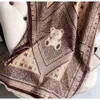 2021 clássico designer marca carta impressão lenços de algodão puro feminino alta qualidade lã girando cachecol feminino caxemira outono inverno manter quente xale lenços de dupla utilização