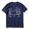 Men's T Shirts THE COOLMIND Cotton Short Sleeve Cool Men Shirt O-neck BIKE Print Tshirt Big Size T-shirt Tee Tops