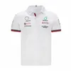 F1 T-shirt Racing revers POLO chemise fans de formule 1 hauts à manches courtes culture automobile vêtements à séchage rapide peuvent être personnalisés 233O