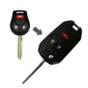 Новый складной чехол для дистанционного ключа без ключа с 3 кнопками для Nissan Juke Cube Rogue, сменный чехол для ключей Fob301f