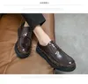 Nuovi mocassini neri da uomo scarpe in pelle PU slip-on traspiranti scarpe casual solide fatte a mano scarpe eleganti da uomo di spedizione gratuite per scarpe da festa per ragazzi