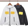 Tasarımcı Ceketler Erkek Kadınlar Rüzgar Demeri Katlar İnce Ceketli Mektuplarla Gözler Gözler Sıradan Spor Ceket Jogging Fitness Spor Giyim 2357