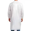 Ethnic Clothing Thobe Jubba Men Abaya Dubai Islamic Shirts Top Long Sleeve Robe Saudi Arab Arabia Homme Kaftan Arabe Muslim Dress