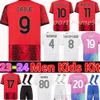 NOWOŚĆ 23 24 AC MILANS GIROUD SOCCER Jerseys Pulisic Rafa Lea 2023 2024 Bennacer Musa Home Away 3rd Football Shirt Theo Kalulu Men Men Kit Kit Ibrahimovic