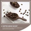 Kaffescoops träredskap äter bönor mångsidig skedkorn enkla tebladbönor skopa praktiskt ris litet
