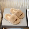 Buty Kid Winter Puszysty kapcie dla dziewczynki 2023 Home Modna moda przyczynowa Dzieci otwarte palce płaskie, przytulne buty poślizgowe na 230915