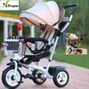 Nuovo marchio triciclo per bambini sedile girevole di alta qualità triciclo per bambini bicicletta 1-6 anni passeggino buggy BMX Baby Car Bike251O