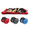 Wodoodporne łóżko dla psa Outdoor Portable Mata wielofunkcyjna PET Dog Puppy łóżka Kennel dla małych średnich psów Y200330214Y