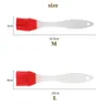 Narzędzia podzielone silikonowe szczotkę olejową do pieczenia krem ​​do grilla gadżety kuchenne gadżety