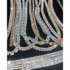 Factory VVS Moissanite Diamond Chain Sier Hip Hop Jewelry Cuban Link Chain Iced Out Clustered Tennis Necklace Chain