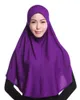 Roupas étnicas Mulheres Muçulmanas Hijab Cobertura Completa Khimar Turbante Véu Xales Instantâneos Árabe Uma Peça Oração Ramadã Tampão Islâmico Femme Burqa Cabeça