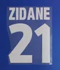 ЗИДАН Ретро-футбольный набор имен от A до Z номер 0-9 Printng футбольный шрифт футбольная нашивка