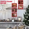 Frames 12 Pcs Christmas Po Frame Felt DIY Picture Supply Adorn Decor Decorate Pendant Ornament Decorations