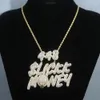 Collar con colgante de dinero de hip-hop número 448, puede caber en cadena cubana de 12mm, joyería de Hiphop Rap para hombres