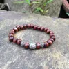 SN0407 whole fashion brown wood bead buddha bracelet cheap bead man buddhist mala yoga jewelry 213x