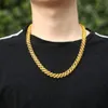 Lyx 999 gult guldhalsband för män 8m10m12m halsband dominerande thailändsk nackkedja födelsedagsjubileum fina smycken gåvor196j