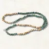 SN1005 Moss Agate Picture Jasper 108 Mala Beads Yoga Necklace Tree Of Life Mala Wrap Bracelet Everything About Nature and Meditati223i