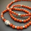 Mg0836 6 mm A sınıfı Carnelian 108 Mala Yoga Takı Buda Denge Her290H için Manevi Sarma Bilezik Hediyesi