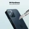Protecteur arrière à colle complète pour iPhone 15 Pro Max 14 Plus 13 12 Mini verre trempé 2.5D, bouclier de protection amical, Protection arrière, livraison gratuite