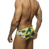 PUSH UP Slip de bain pour hommes Sexy taille basse maillots de bain hommes nouveaux maillots de bain Camouflage maillots de bain Gay maillots de bain pour hommes natation Sho2404