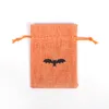 Halloween present wrap bat pumpa linne säckväv godis väska ficka behandla snacks förvaringspåsar kakor påse barn trick eller behandlande dekor