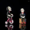 Dekoracje wnętrz widziałem horror figurin lalka samochodowa Billy Mini PVC Figurs Figure Figur