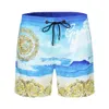 2022 Zomer Nieuwe Mannen Broek Mode Vrijetijdsbesteding Strand Broek Zijdeachtige Stof Shorts Ontwerp Stijl High-End Merk Fy 05173W