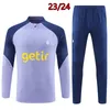 2023 2024 Spurs Hommes Enfants Football Training Suit Jogging 23 24 DELE SON Soccer Jerseys HAM KANE Survêtement de football à manches longues Ensembles Garçons Filles Survetement Chandal