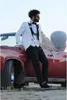 Men's Suits 2023 Arrival 3 Piece Slim Fit White Formal Business Wedding Prom Tuxedos Double Breasted Vest Blazer Pants Set