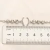 Estilo de moda pulseiras mulheres pulseira pulseira corrente designer carta jóias banhado a prata aço inoxidável casar natal dia dos namorados presentes acessórios