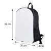 Sublimation Backpack School Office Bag Detachable Polyester Blank Student Computer Bag wholesale