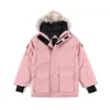 Mens Down Parkas Sweat à capuche Goose Puffer Vestes Hommes Designer Real Coyote Fur Outdoor Wyndham Coupe-vent Jassen Vêtements d'extérieur à capuche Fourrure Manteau Veste Manteau Hiv