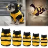 Hundkläder Bee Pet Puppy Coat Outfit Fleece Clothes Cat Hoodie Fancy Costume Halloween Cosplay Sweater Hoodies 230915