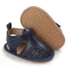 Erste Wanderer Baby Sandalen Schuhe Jungen und Mädchen Pu weiche Sohle Anti-Rutsch-Walker Crib Born Fußschutz