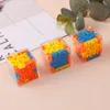 Magic Magnetic Cube Fidget Toy Infinite Cube Early Education Toys Transparent 3D Small Magic Cube Walking Beads Dody Maze Marbles Adult Decompression Cube Toys