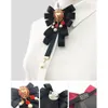 Pins Brooches Baroque Bowknot Bow Tie Cravat Bowtie Ribbon Ties Brooch Pins Women Fashion Jewelry Accessories343i