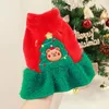 Dog Apparel Dress Lovely No Pilling Soft Pet Christmas Festival For Year