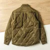 2023 Design Retro Autumn and Winter Men's Casual Versatile Solid Polo Collar Thin Cotton Coat Coat
