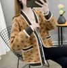 Women's Sweaters Round neck striped fashion Luxury Designer Women High End Jacquard Cardigan knitting Sweater Coats