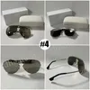 Fashion Metal Frame Windproof Eye Protection Sunglasses Goggles for Women or Men with Box